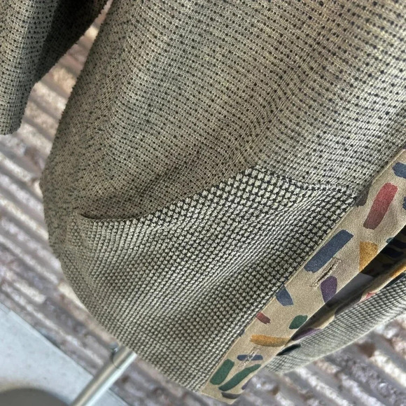 BETS by Canvasbacks Vintage 80s Hooded Jacket and Geometric Print Top Large - Picture 5 of 9